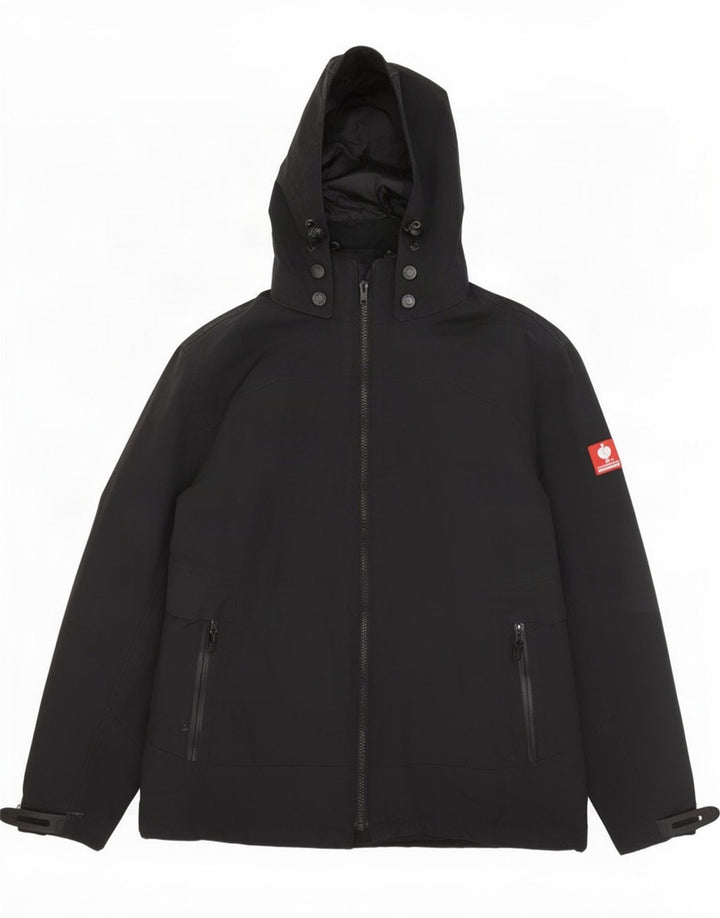 Engelbert Strauss Regnjakke med hætte til kvinder UK 14 Medium Sort Nylon