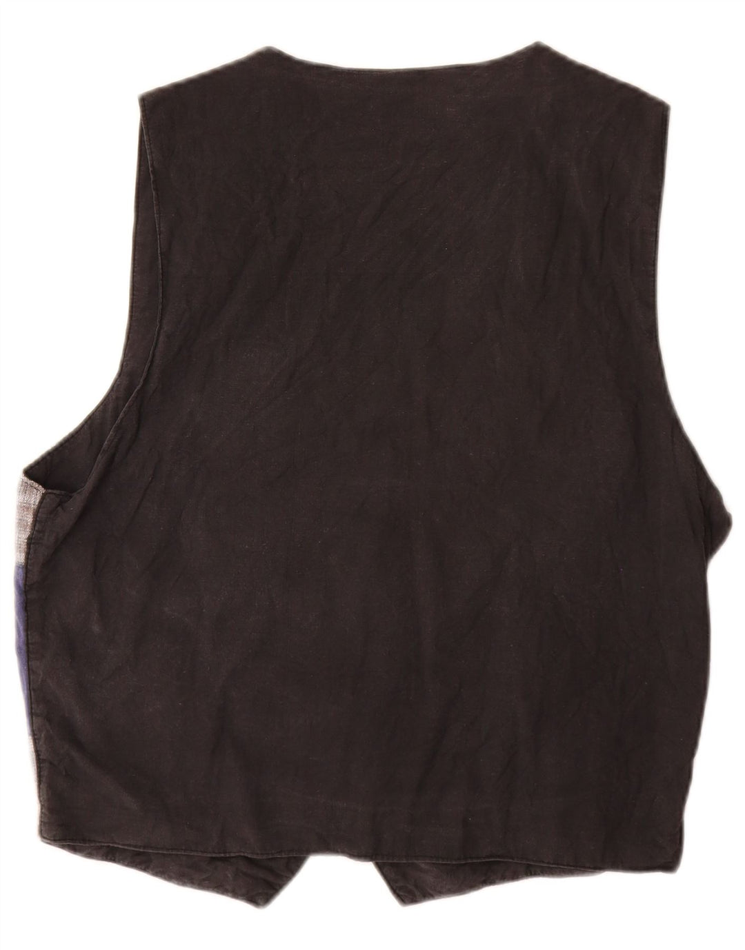 Vintage herrevest Stor flerfarvet patchwork bomuld Bohemian