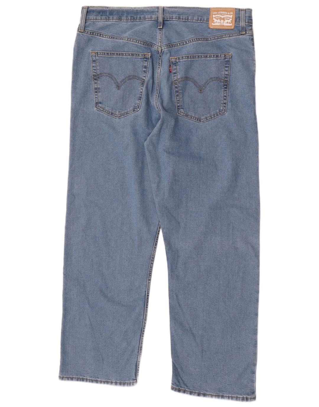 Levi's Straight Jeans til mænd W34 L28 blå bomuld