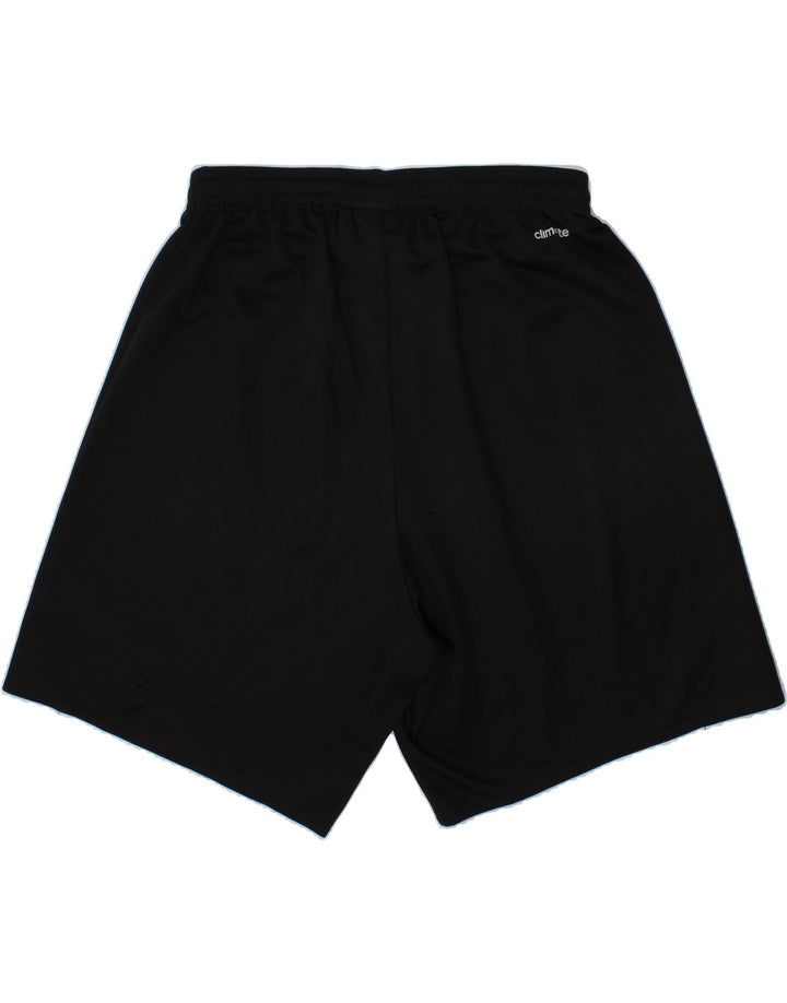 ADIDAS Boys Climalite Sport Shorts 7-8 Years Small Black Polyester Vintage Adidas and Second-Hand Adidas from Messina Hembry 