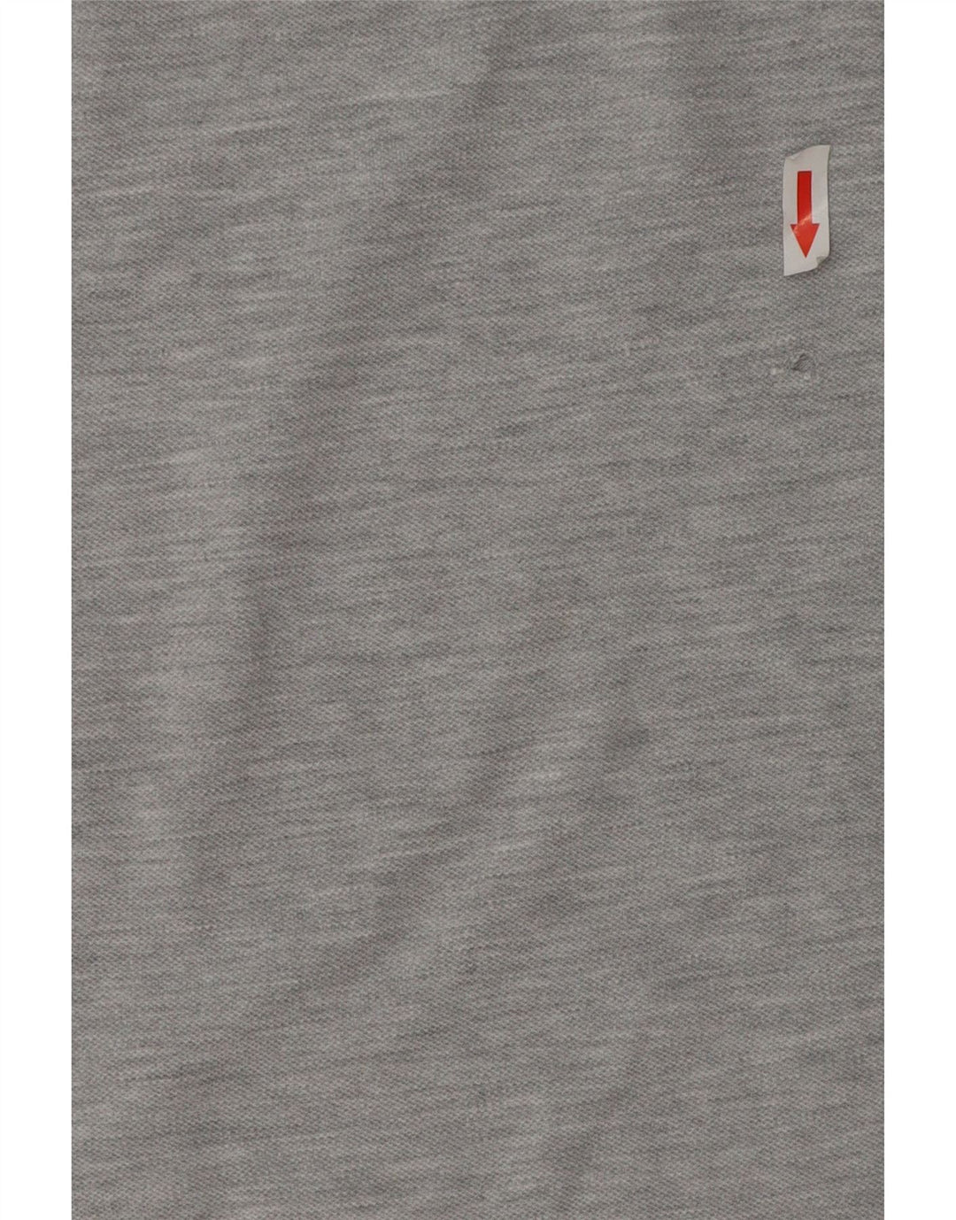 Lee Dame Polo Shirt UK 12 Medium Grey Flecked Bomuld