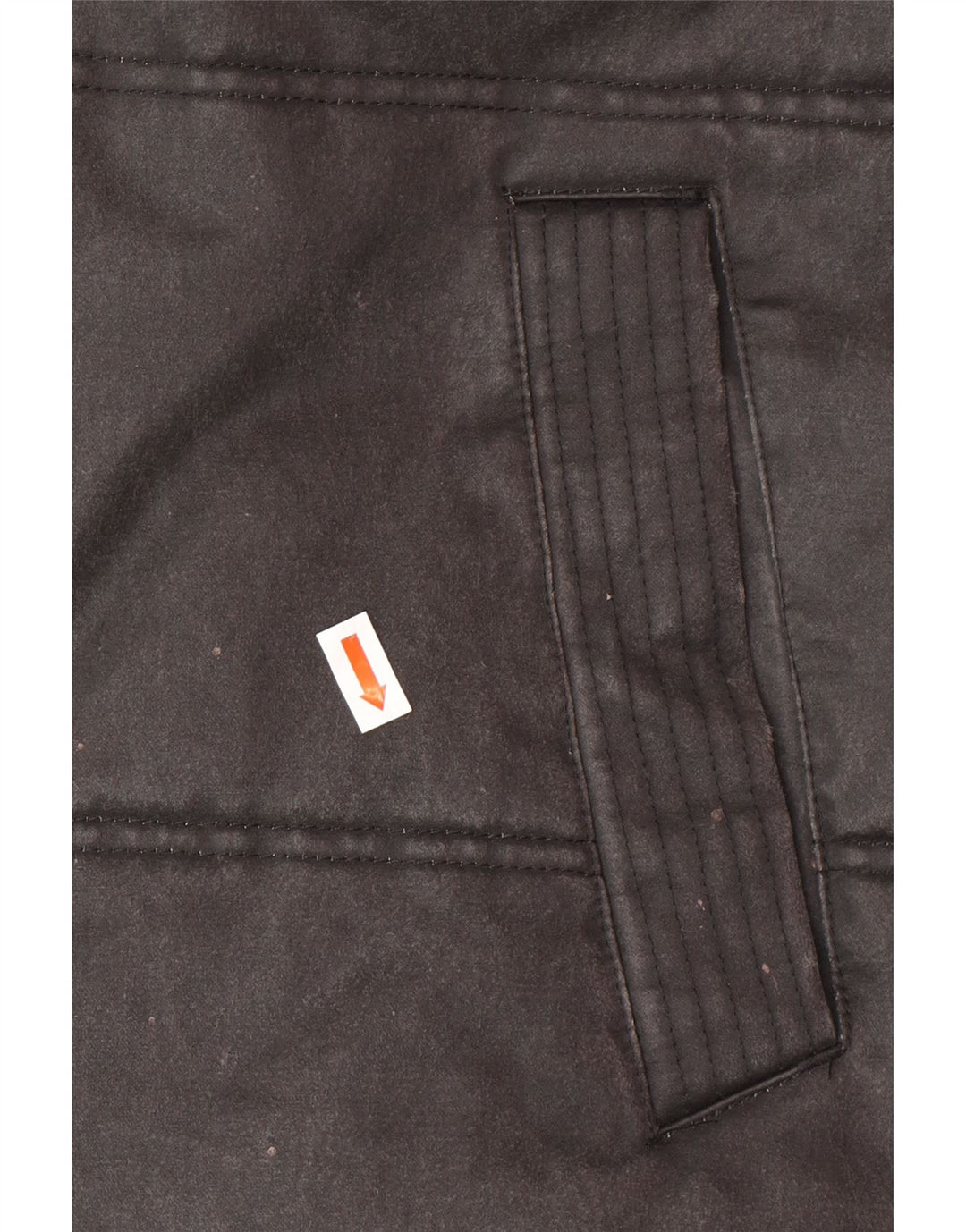 FAT FACE Herre Polstret Gilet UK 36 Lille Grå Bomuld