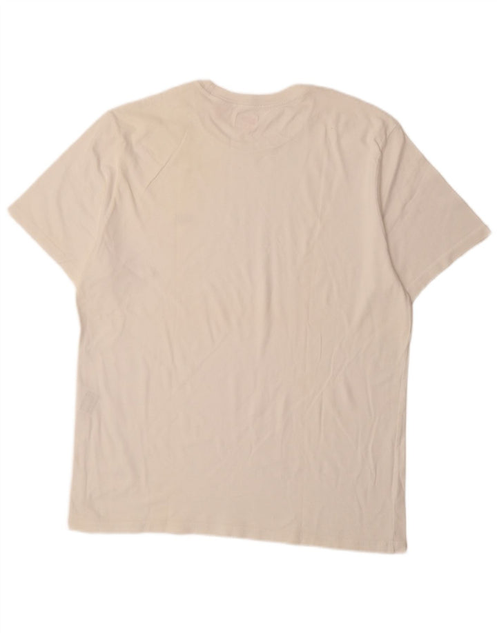 LEVI'S Herre T-Shirt Top XL Hvid Bomuld
