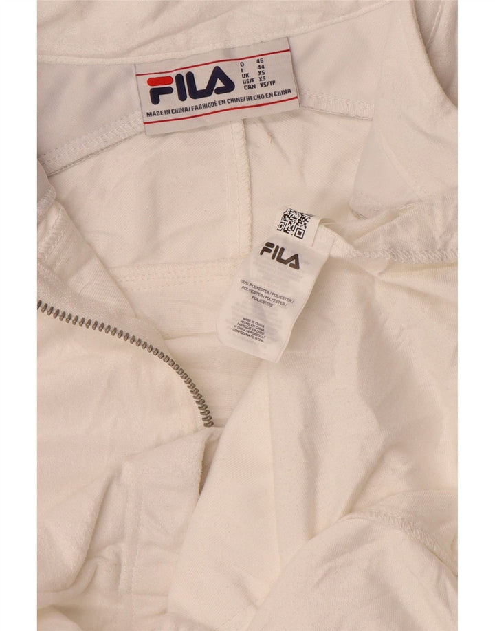 Fila Træningsdragt til mænd Topjakke XS Hvid Polyester
