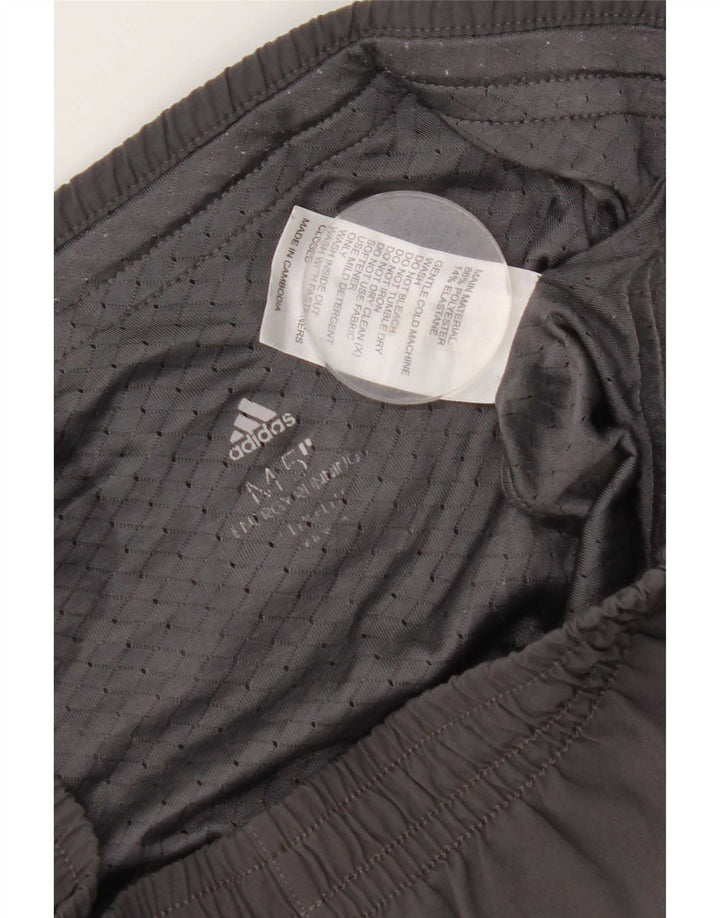 Adidas Sportsshorts til mænd mellemgrå plettet polyester