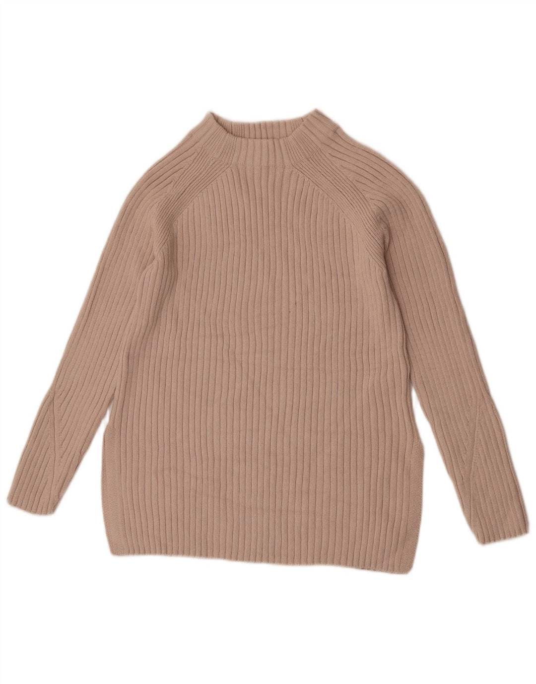 Marks & Spencer Dame Turtle Neck sweater XS Beige Bomuld