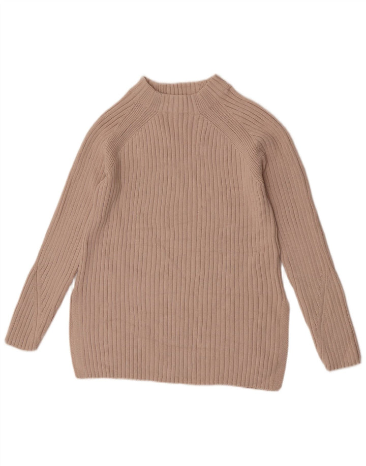 Marks & Spencer Dame Turtle Neck sweater XS Beige Bomuld