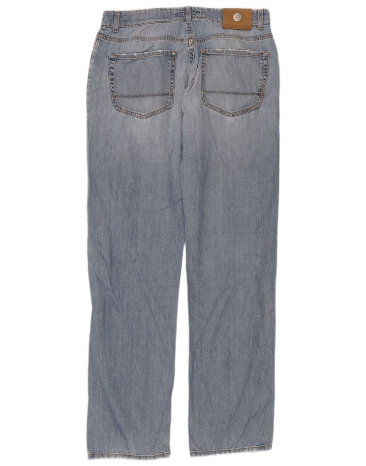 Trussardi lige jeans til kvinder W32 L34 blå bomuld