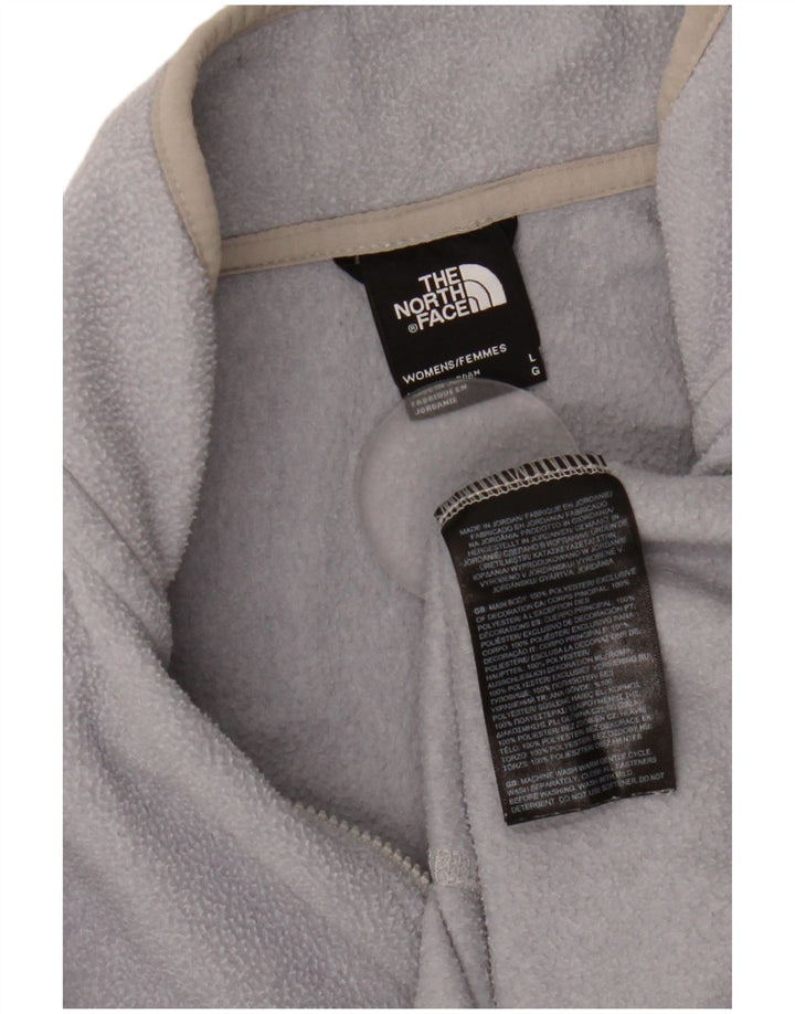 The North Face Dame Fleece Jumper med lynlås DK 14 Stor Grå Polyester