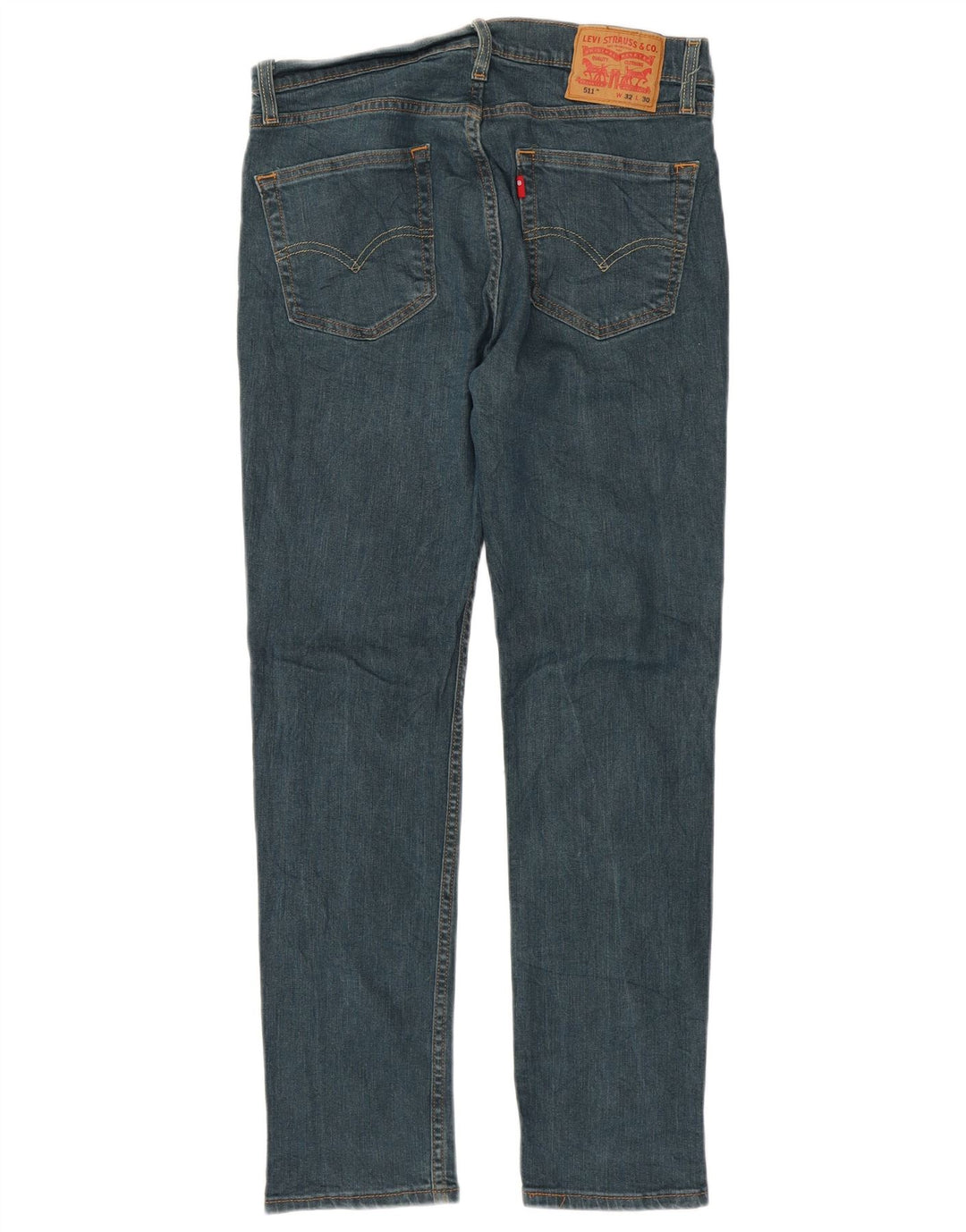 Levi's Herre 511 Slim Jeans W32 L30 Marineblå Bomuld