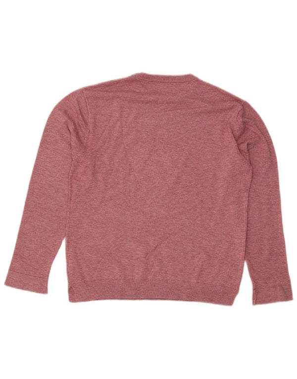 Zara piger med rund hals sweater 11-12 år Pink Viscose