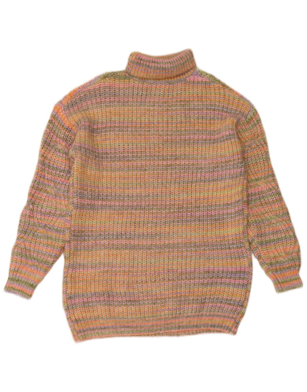 Zara Pige Rullehals Sweater 13-14 År Flerfarvet Stribet