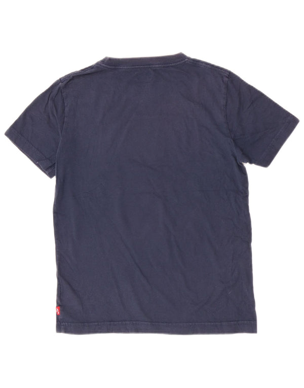 Levi's Boys almindelig grafisk T-shirt top 9-10 år marineblå bomuld