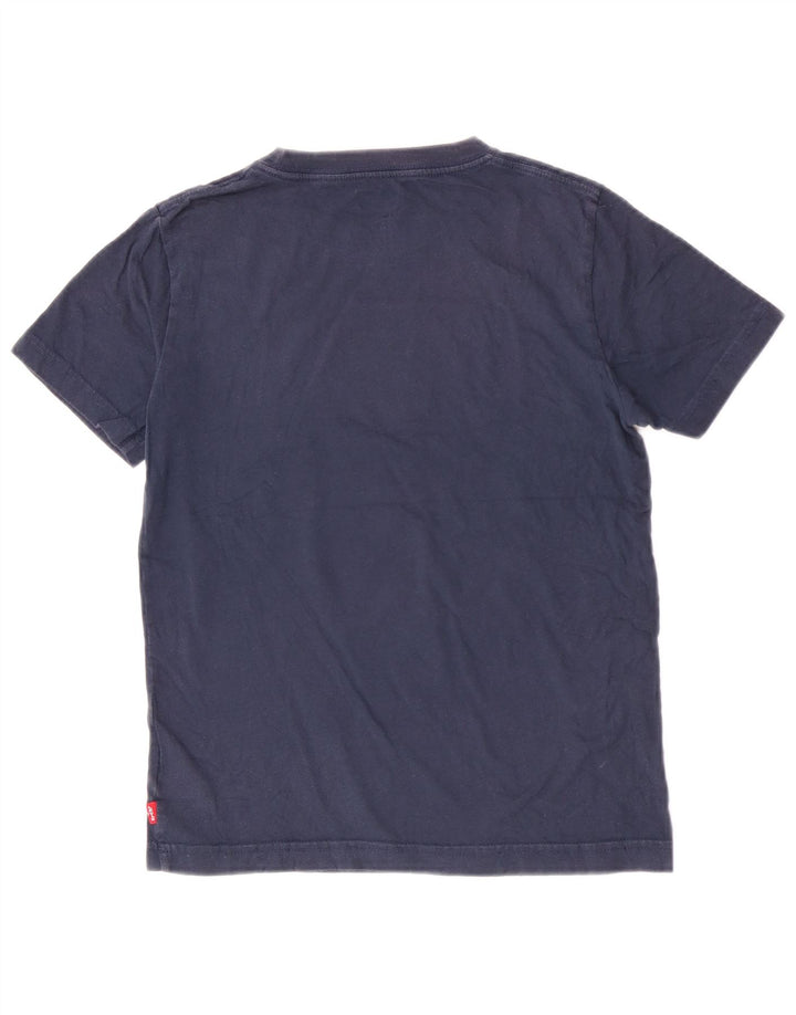 Levi's Boys almindelig grafisk T-shirt top 9-10 år marineblå bomuld