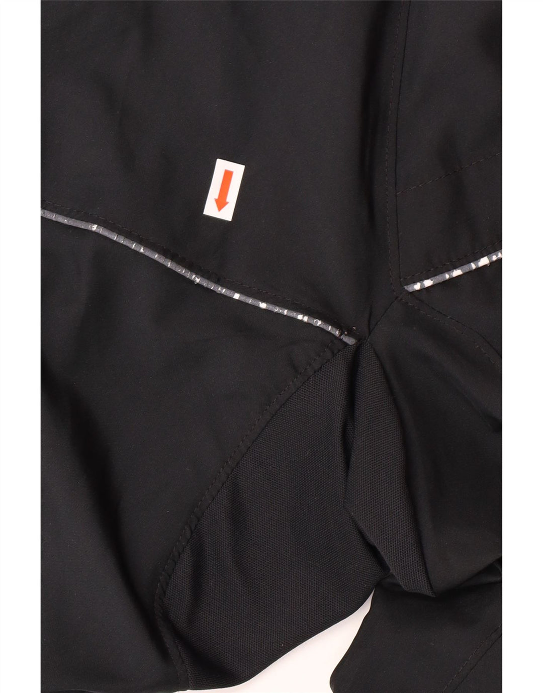 NIKE Regnjakke til mænd UK 42/44 Stor sort polyester