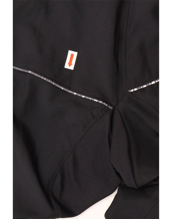 NIKE Regnjakke til mænd UK 42/44 Stor sort polyester