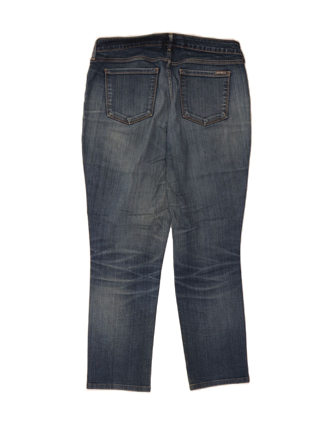 EDDIE BAUER Womens Slightly Curvy Straight Jeans US 12 Large W32 L28 Blue Vintage Eddie Bauer and Second-Hand Eddie Bauer from Messina Hembry 
