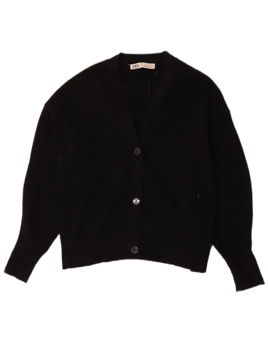 Zara Dame Cardigan Sweater UK 14 Medium Sort Viscose