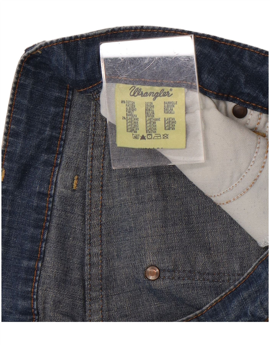 Wrangler Herre Iris Denim Shorts W31 Medium Blue Bomuld