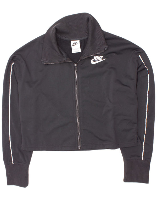 Nike træningsdragt topjakke til piger 13-14 år XL sort polyester