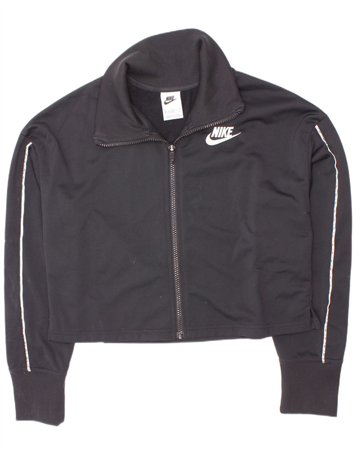 Nike træningsdragt topjakke til piger 13-14 år XL sort polyester