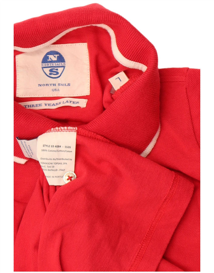 North Sails Herre Langærmet Polo Shirt Stor Rød Bomuld