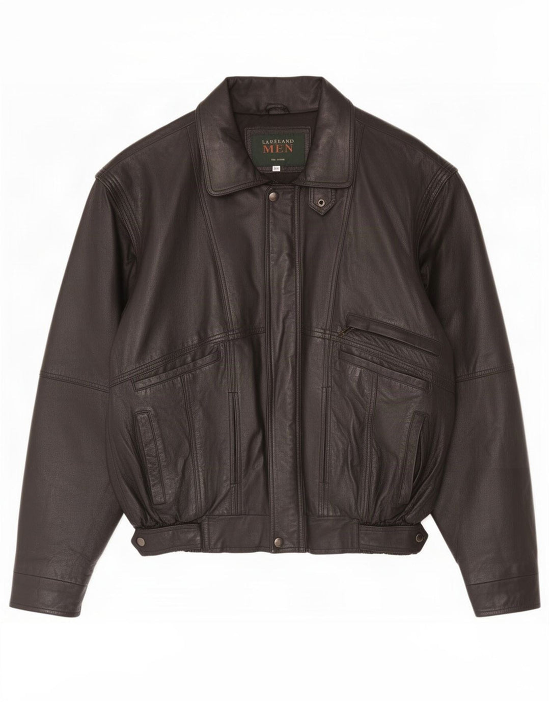 Lakeland Herre Læderjakke UK 40 Large Sort