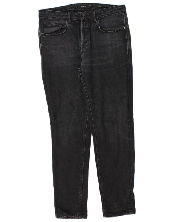 Massimo Dutti Herre Slim Jeans EU 40 Medium W31 L28 Sort