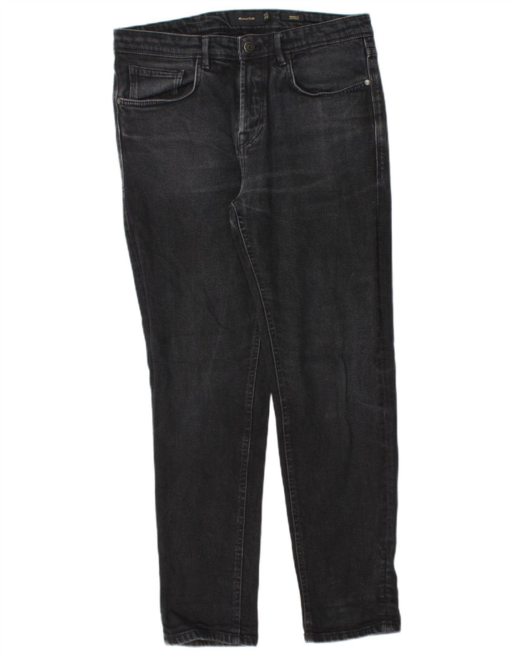 Massimo Dutti Herre Slim Jeans EU 40 Medium W31 L28 Sort