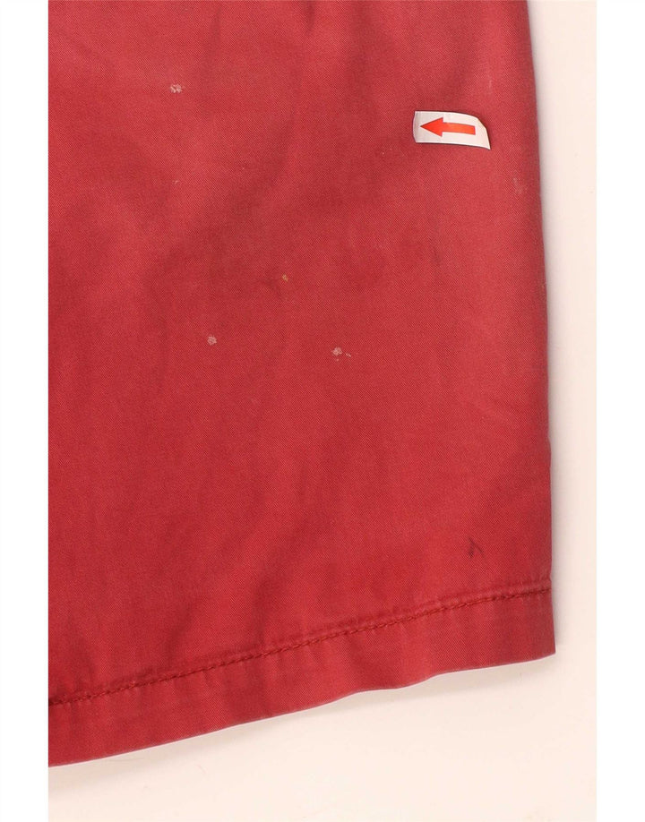 Fat Face Dame Chino Shorts UK 10 Small W32 Red Bomuld