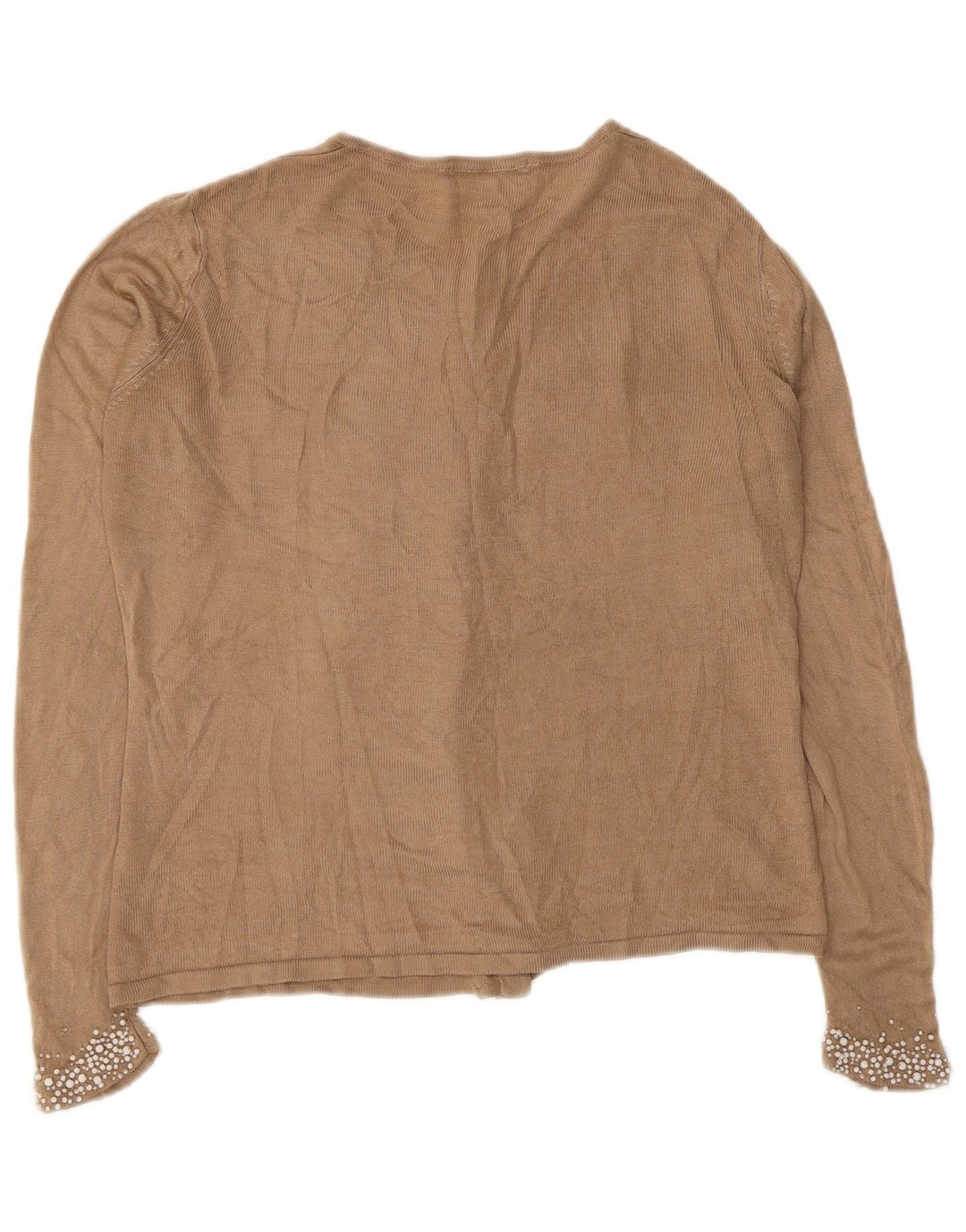 Marks & Spencer Dame Oversized Cardigan Sweater UK 10 Lille Brun