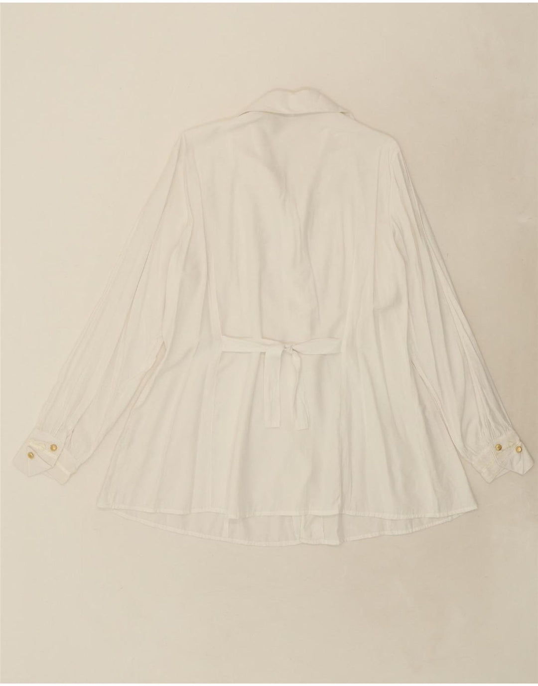 EGOISTE Womens Shirt Blouse IT 48 XL White Viscose Vintage Egoiste and Second-Hand Egoiste from Messina Hembry 