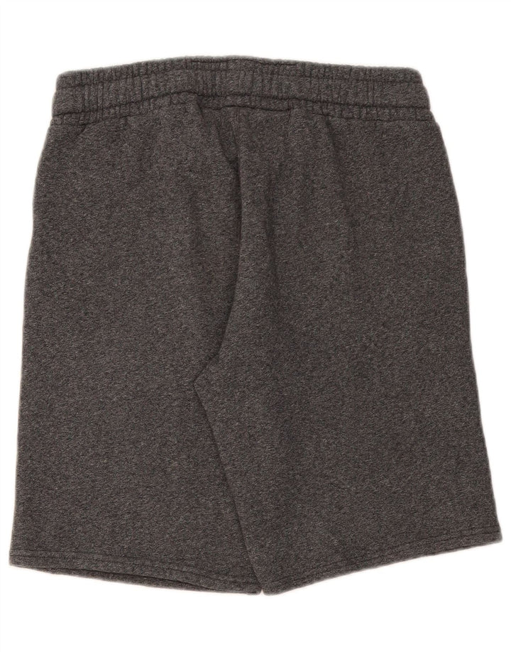 Superdry grafiske sportsshorts til mænd, små grå flækkede bomuld