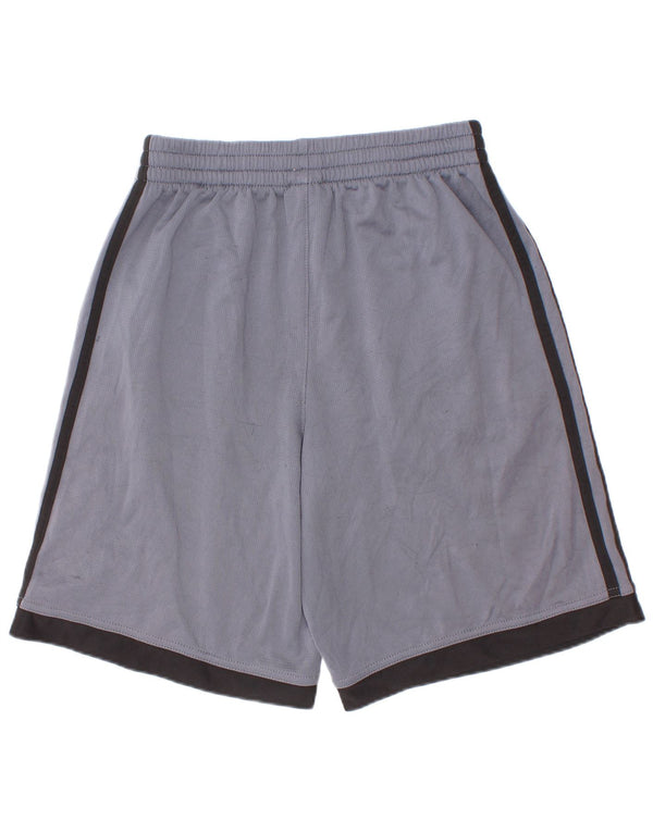 Adidas Boys Sports Shorts 10-11 år Medium Blue Colourblock Polyester