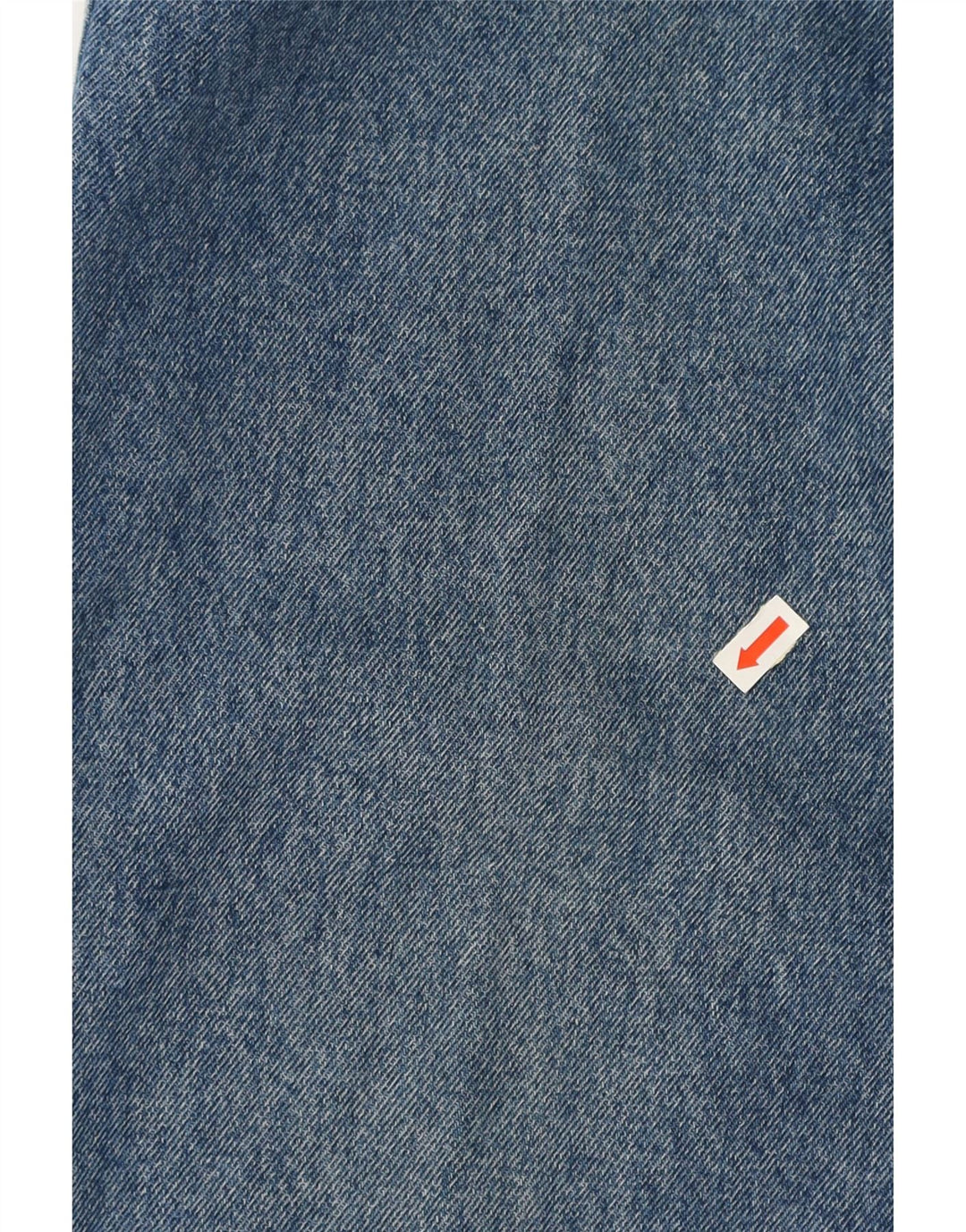 VINTAGE Kvinder Højtaljede tilspidsede Jeans IT 44 Medium W27 L30 Blå Bomuld