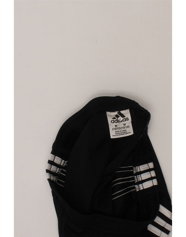 ADIDAS Girls Sport Shorts 10-11 Years Medium Black Polyester Vintage Adidas and Second-Hand Adidas from Messina Hembry 