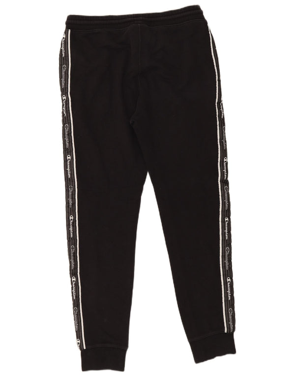 Champion Herre grafisk træningsdragt Bukser Joggers Large Black Colourblock