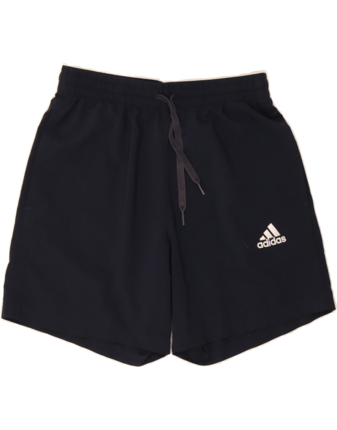 ADIDAS Mens Sport Shorts Medium Navy Blue Polyester Vintage Adidas and Second-Hand Adidas from Messina Hembry 