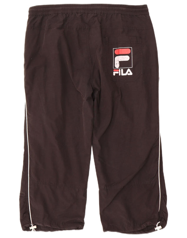 Fila Herre Cropped Trousers Large W36 L23 Sort Bomuld