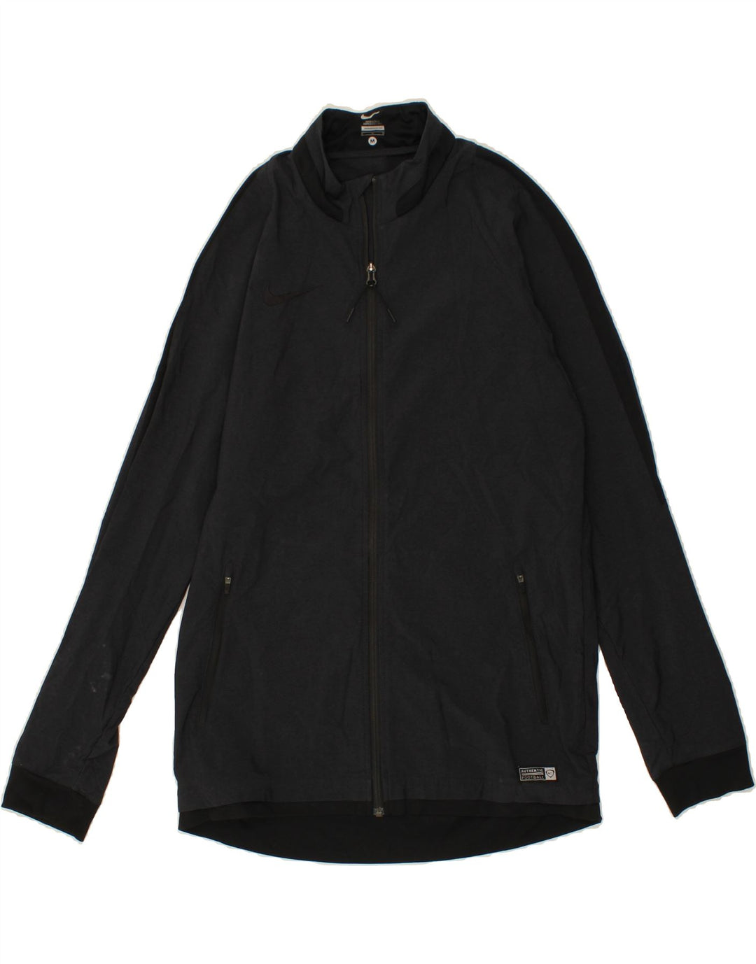 NIKE Womens Tracksuit Top Jacket UK 14 Medium Grey Colourblock Polyester Vintage Nike and Second-Hand Nike from Messina Hembry 