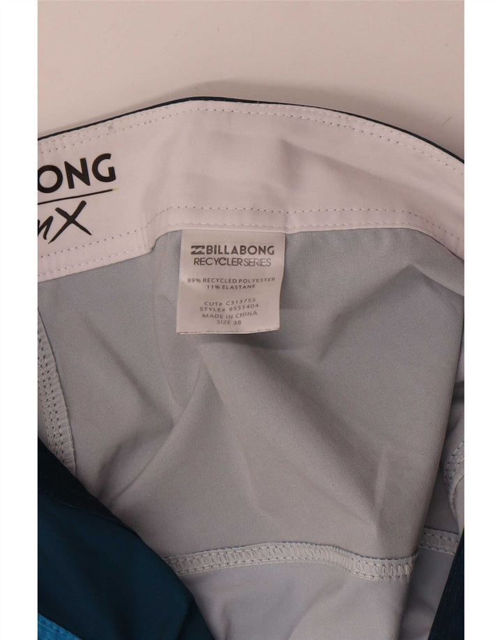 Billabong Badeshorts til mænd XL Blå Colourblock Polyester