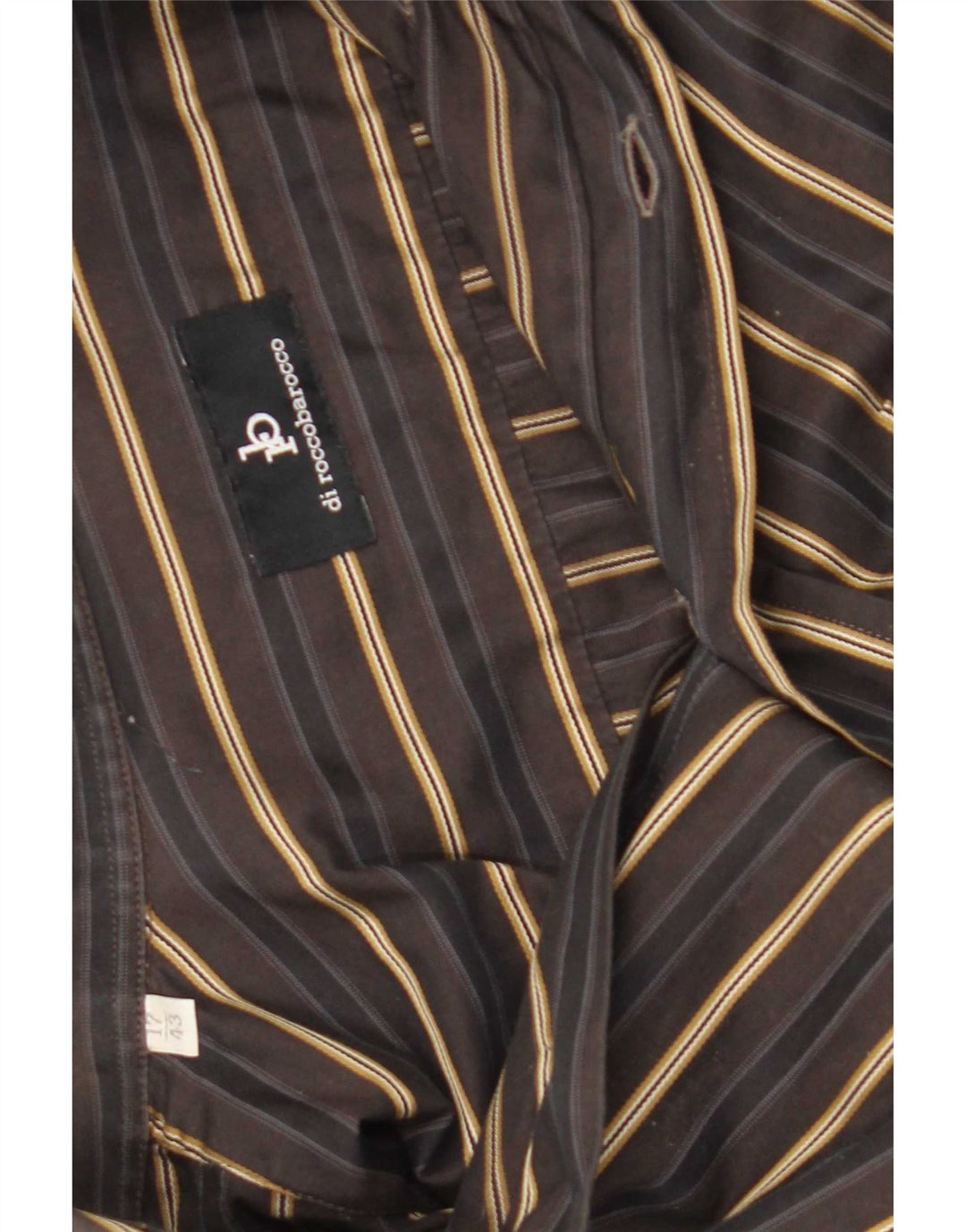 Roccobarocco Herreskjorte Str. 43 17 XL Brunstribet