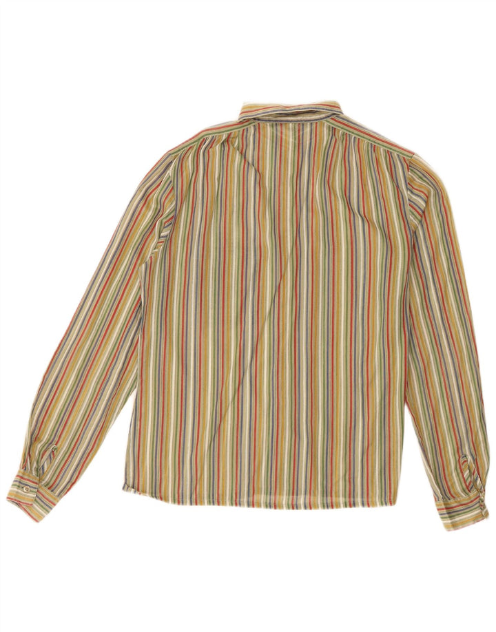 Vintage dameskjorte EU 33 XS Grøn stribet