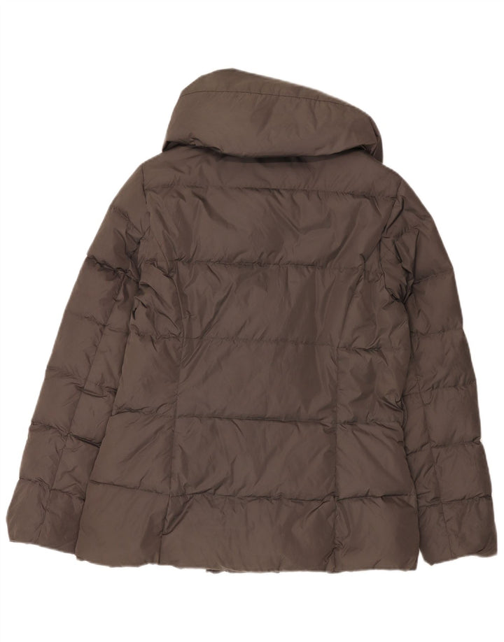 Ellesse Dame Polstret Jakke UK 14 Medium Grå Nylon