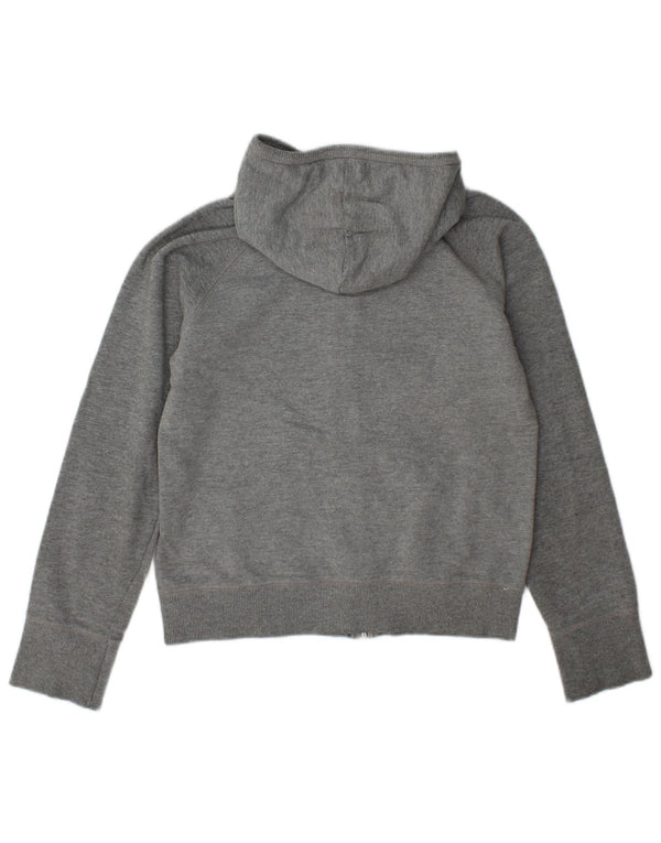 Zara Dame Hættetrøje Sweater UK 16 Stor Grå Bomuld