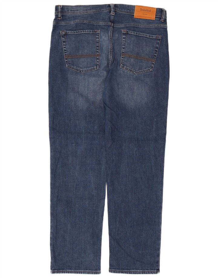 Timberland Straight Jeans til mænd W34 L32 blå bomuld
