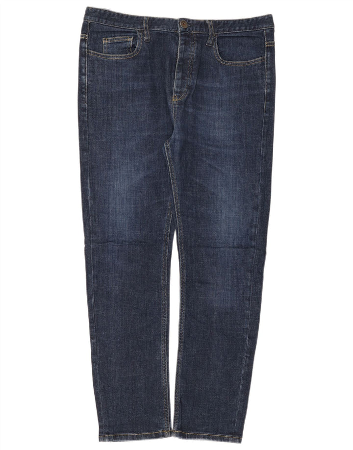 Benetton Dame Slim Jeans W34 L28 Blå