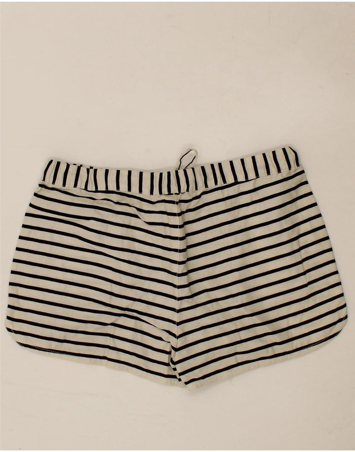 J. CREW Womens Hot Pants Small W27  White Striped Linen Nautical Vintage J. Crew and Second-Hand J. Crew from Messina Hembry 