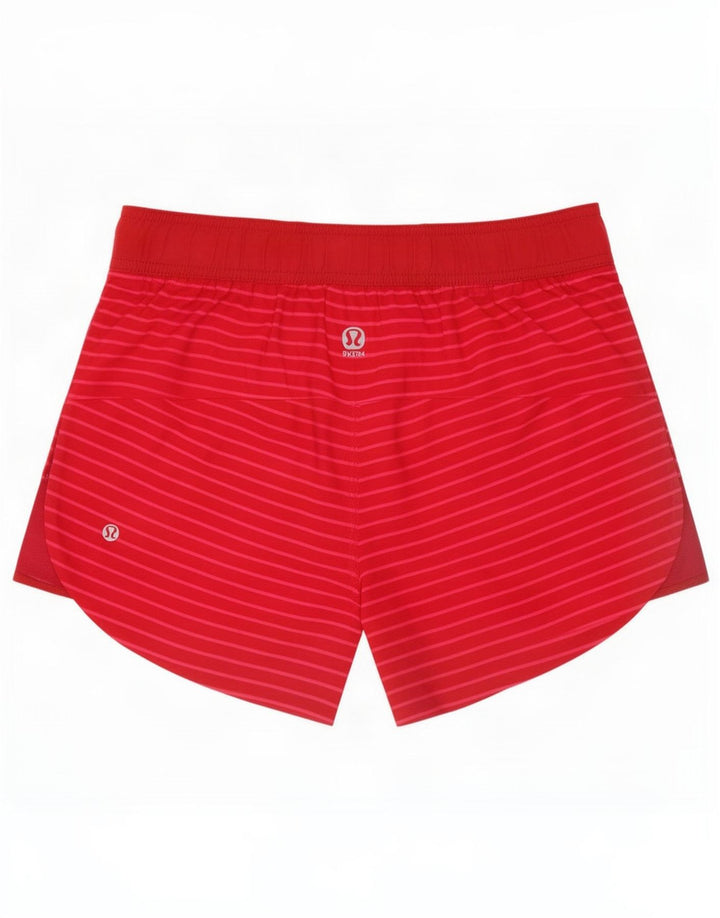 Lululemon Dame Sports Shorts US 6 Medium Pink Stribet
