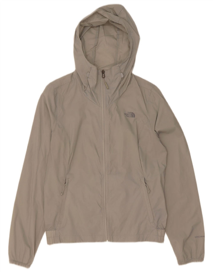 The North Face Dame Hætte Oversized Regnjakke UK 10 Lille Grå Nylon